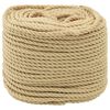 vidaXL Corda da Barca 6 mm 500 m Naturale