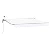 vidaXL Tettuccio Elettrico Retrattile Bianco 3,5 x 2,5 m