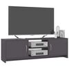 vidaXL Mobile Porta TV Grigio Lucido 120x30x37,5 cm Legno Multistrato