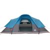vidaXL Tenda da Campeggio a Cupola per 9 Persone Blu Impermeabile