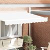 vidaXL Tenda a Braccio Bianco 2.8 x 0.2 m Tela