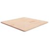 vidaXL Piano Tavolo Quadrato 90x90x2,5 cm Massello Rovere Non Trattato