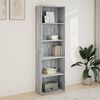 vidaXL Libreria Grigio Sonoma 60x30x189 cm in Legno Multistrato