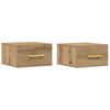 vidaXL Armadio da Notte 2 pz 35 x 35 x 20 cm Legno ingegnerizzato