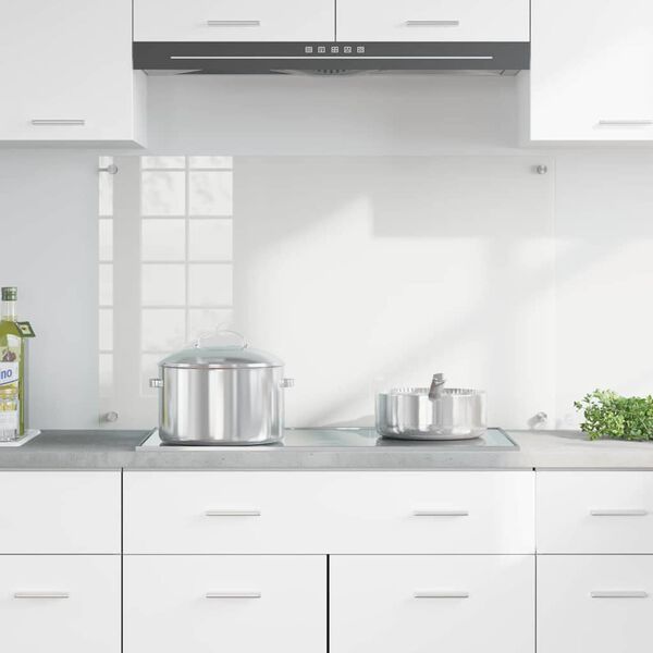 vidaXL Rivestimento da Cucina Trasparente 100 x 60 cm vetro temperato