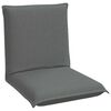 vidaXL Sedia da Pavimento Grigio scuro 54 x 64 x 59 cm Tessuto