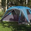 vidaXL Tenda da Campeggio con Portico per 4 Persone Blu Impermeabile