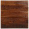 vidaXL Piano Tavolo 40x40x2,5 cm Quadrato Legno Massello di Recupero