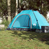 vidaXL Tenda da Campeggio 5 Persone Blu a Rilascio Rapido