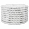 vidaXL Corda di Cotone 20 mm 25 m Bianco 100% Cotone