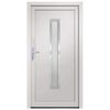 vidaXL Porta Ingresso Bianca 98x200 cm in PVC