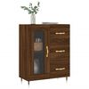 vidaXL Credenza Rovere Marrone 69,5x34x90 cm in Legno Multistrato