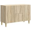 vidaXL Credenza Rovere Sonoma 89 x 34,5 x 60 cm Legno ingegnerizzato