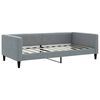 vidaXL Letto da Giorno Grigio Chiaro 100x190 cm in Tessuto