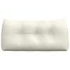 vidaXL Cuscino per Schiena Crema 100 x 24 x 50 cm Velluto