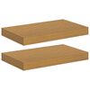 vidaXL Scaffale da parete 2 pcs Beige 40 x 23,5 x 4 cm