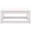 vidaXL Set Divani da Giardino 5 pz Bianco in Legno Massello di Pino