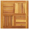 vidaXL Piano per Tavolo 60x60x2 cm Quadrato Legno Massello di Acacia