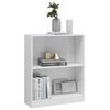 vidaXL Libreria Bianco Lucido 60x24x76 cm in Legno Multistrato