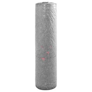 vidaXL Tessuto per Laghetti 1 x 10 m Poliestere e Cotone Grigio