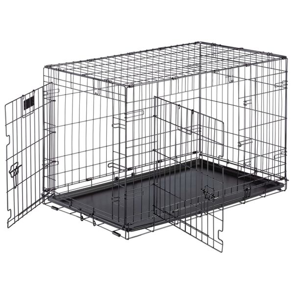 Ferplast Gabbia per Cani Dog-Inn 90 92,7x58,1x62,5 cm Grigia
