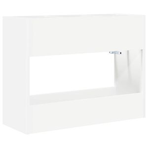 vidaXL Supporto per Ombrellone Bianco 65 x 24 x 50 cm