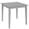 vidaXL Tavolo da Pranzo Estensibile Grigio (80-120)x80x74 cm in MDF