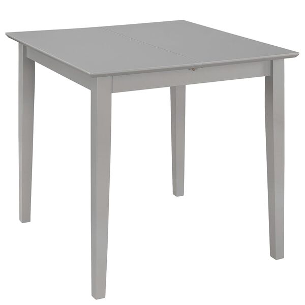 vidaXL Tavolo da Pranzo Estensibile Grigio (80-120)x80x74 cm in MDF