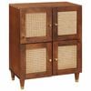 vidaXL Credenza Marrone 60 x 33,5 x 75 cm Legno di mango massello