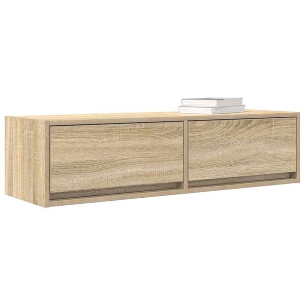 vidaXL Mobile TV rovere sonoma 100 x 31 x 25,5 cm Legno multistrato