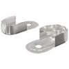 vidaXL Braccio per asta dell'armadio 2 pz Zinco Bianco 40 x 18 x 10 mm