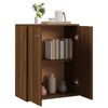 vidaXL Credenza Rovere Marrone 60x30x75 cm in Legno Multistrato