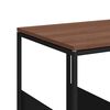 vidaXL Tavolino con Ruote Nero 55x36x63,5 cm in Legno Multistrato