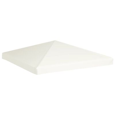 vidaXL Copertura Superiore per Gazebo 310 g/m² 3x3 m Bianco Crema