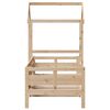 vidaXL Dormeuse con Tetto 90x200 cm in Legno Massello di Pino