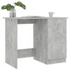 vidaXL Scrivania Grigio Cemento 100x50x76 cm in Legno Multistrato