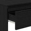 vidaXL Tavolo consolle con cassetto Rovere Nero 100 x 35 x 76,5 cm