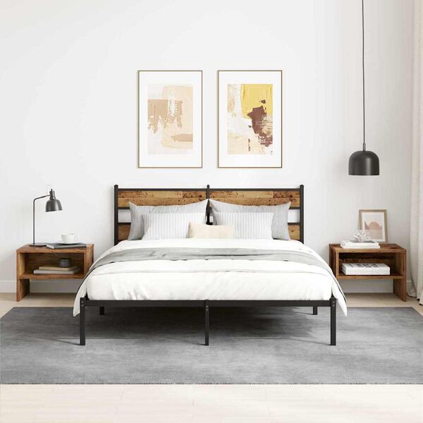 vidaXL Armadio da Notte Legno vecchio 40 x 40 x 30 cm