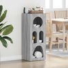 vidaXL Credenza Grigio Sonoma 40 x 35 x 100.5 cm Legno multistrato