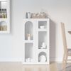 vidaXL Credenza Bianco Lucido 59 x 35 x 100,5 cm Legno multistrato