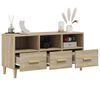 vidaXL Mobile Porta TV Rovere Sonoma 102x36x50 cm Legno Multistrato