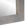 vidaXL Specchio da bagno con specchio Grigio 70 x 50 x 2,5 cm
