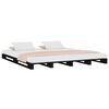 vidaXL Letto a Pallet Nero 120x190 cm Small Double Legno di Pino