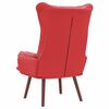 vidaXL poltrona Rosso 69 x 74 x 93 cm Pelle Artificiale