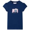 Maglietta da Bambina Blu Marino 104
