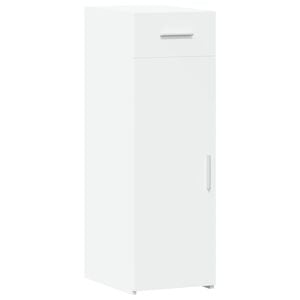 vidaXL Credenza Bianca 30x42,5x93 cm in Legno Multistrato