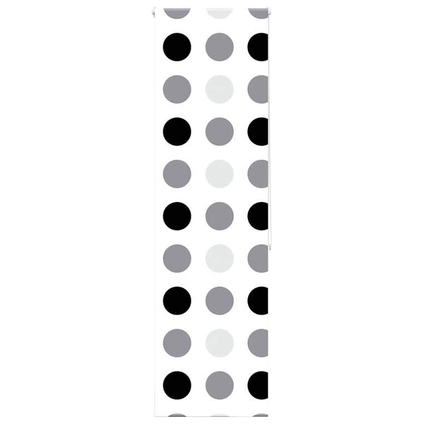 vidaXL Tenda a Rullo Doccia 80x240 cm Larghezza Tessuto 76 cm