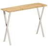 vidaXL Tavolo Consolle Bordi Vivi 105x33x76 cm Legno Massello di Mango