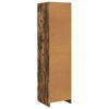 vidaXL Armadio con Cassetti Rovere Fumo 50x50x200 cm Legno Multistrato