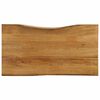 vidaXL Piano Tavolo 110x60x2,5 cm Bordi Vivi in Legno Massello Mango